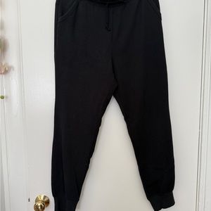 Nike black waffle sweatpant